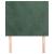Tăblii de pat, 2 buc, verde închis, 80x5x78/88 cm, catifea GartenMobel Dekor