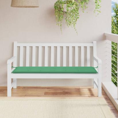 Pernă de bancă de grădină, verde, 150x50x3 cm, textil oxford GartenMobel Dekor