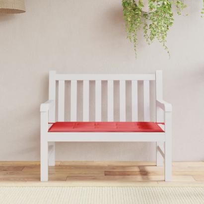 Pernă de bancă de grădină, roșu, 120x50x3 cm, textil oxford GartenMobel Dekor