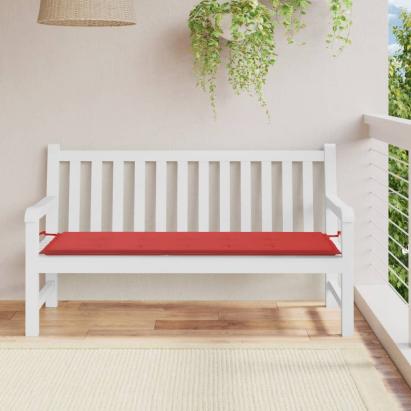 Pernă de bancă de grădină, roșu, 150x50x3 cm, textil oxford GartenMobel Dekor