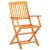 Set mobilier de exterior pliabil, 9 piese, lemn masiv de acacia GartenMobel Dekor