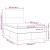 Pat box spring cu saltea, gri deschis, 120x200 cm, textil GartenMobel Dekor