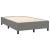 Pat box spring cu saltea, gri închis, 120x200 cm, textil GartenMobel Dekor