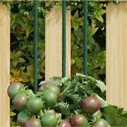Țăruși pentru plante de grădină, 30 buc., verde, 180 cm, oțel GartenMobel Dekor