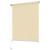 Jaluzea tip rulou de exterior, 120 x 140 cm, crem GartenMobel Dekor