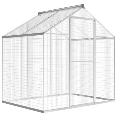 Coteț păsări pentru exterior, aluminiu, 178 x 122 x 194 cm GartenMobel Dekor
