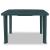 Masă de grădină, verde, 101 x 68 x 72 cm, plastic GartenMobel Dekor