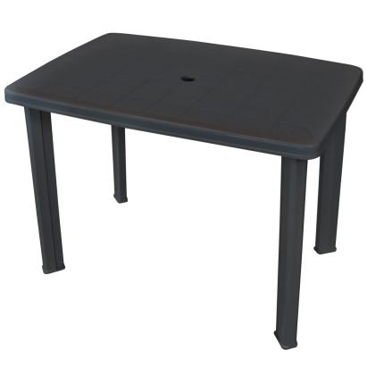 Masă de grădină, antracit, 101 x 68 x 72 cm, plastic GartenMobel Dekor