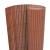 Gard de grădină cu două fețe, maro, 90 x 300 cm, PVC GartenMobel Dekor