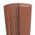 Gard de grădină cu două fețe, maro, 90 x 500 cm, PVC GartenMobel Dekor