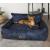 Scruffs & Tramps Pat pentru câini „Kensington”, bleumarin, 60x50 cm, M GartenMobel Dekor
