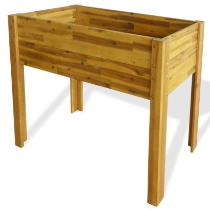 Strat înălțat de grădină, lemn masiv de acacia   GartenMobel Dekor
