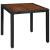 Set mobilier de exterior, 5 piese negru, poliratan, lemn acacia GartenMobel Dekor
