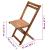 Set mobilier bistro pliabil, 3 piese, lemn masiv de acacia GartenMobel Dekor