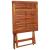 Set mobilier bistro pliabil, 3 piese, lemn masiv de acacia GartenMobel Dekor