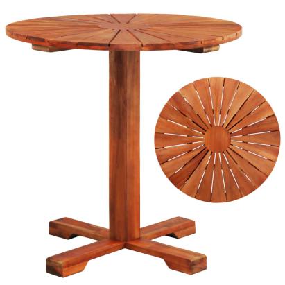 Masă de bistro, 70 x 70 cm, lemn masiv de acacia GartenMobel Dekor
