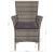 Set mobilier de exterior cu perne, 9 piese, gri, poliratan   GartenMobel Dekor