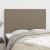 Tăblii de pat, 4 buc, gri taupe, 72x5x78/88 cm, textil GartenMobel Dekor