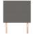 Tăblii de pat, 2 buc, gri, 80x5x78/88 cm, piele ecologică GartenMobel Dekor