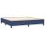 Pat box spring cu saltea, albastru, 200x200 cm, textil GartenMobel Dekor