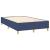 Pat box spring cu saltea, albastru, 120x200 cm, textil GartenMobel Dekor