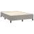 Pat box spring cu saltea, gri deschis, 140x190 cm, catifea GartenMobel Dekor