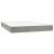 Pat box spring cu saltea, gri deschis, 140x190 cm, catifea GartenMobel Dekor
