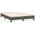 Pat box spring cu saltea, gri închis, 140x200 cm, catifea GartenMobel Dekor
