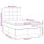 Pat box spring cu saltea, albastru, 120x200 cm, textil GartenMobel Dekor
