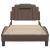 Cadru de pat cu tăblie, maro, 90x200 cm, piele ecologică GartenMobel Dekor