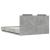 Cadru de pat cu tăblie gri beton 140x200 cm lemn prelucrat GartenMobel Dekor