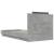 Cadru de pat cu tăblie gri beton 100x200 cm lemn prelucrat GartenMobel Dekor