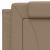 Cadru de pat cu LED, cappuccino, 100x200 cm, piele ecologică GartenMobel Dekor