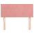 Tăblie de pat, roz, 90x5x78/88 cm, catifea GartenMobel Dekor