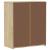 Dulap cu sertar SAUDA stejar, 76,5x39x91 cm, lemn masiv de pin GartenMobel Dekor
