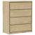 Dulap cu sertar SAUDA stejar, 76,5x39x91 cm, lemn masiv de pin GartenMobel Dekor