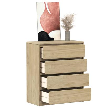 Dulap cu sertar SAUDA stejar, 76,5x39x91 cm, lemn masiv de pin GartenMobel Dekor