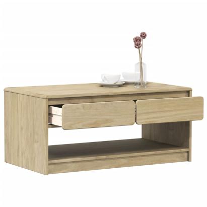 Măsuță de cafea "SAUDA", stejar, 99x55x45 cm, lemn masiv de pin GartenMobel Dekor