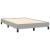Cadru de pat, gri deschis, 120x190 cm, material textil GartenMobel Dekor