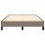 Cadru de pat, gri taupe, 120x190 cm, material textil GartenMobel Dekor