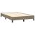 Cadru de pat, gri taupe, 120x190 cm, material textil GartenMobel Dekor