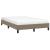 Cadru de pat, gri taupe, 120x190 cm, material textil GartenMobel Dekor