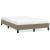 Cadru de pat, gri taupe, 120x190 cm, material textil GartenMobel Dekor