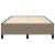 Cadru de pat, gri taupe, 120x190 cm, material textil GartenMobel Dekor
