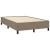 Cadru de pat, gri taupe, 120x190 cm, material textil GartenMobel Dekor