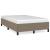 Cadru de pat, gri taupe, 120x190 cm, material textil GartenMobel Dekor