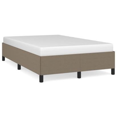 Cadru de pat, gri taupe, 120x190 cm, material textil GartenMobel Dekor