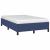 Cadru de pat, albastru, 120x190 cm, material textil GartenMobel Dekor