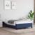 Cadru de pat, albastru, 120x190 cm, material textil GartenMobel Dekor