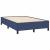 Cadru de pat, albastru, 120x190 cm, material textil GartenMobel Dekor